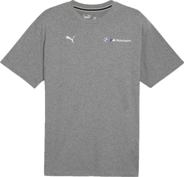 Puma Puma BMW M MOTORSPORT ESSENTIALS+ LOGO TEE Мъжка тениска, сиво, размер