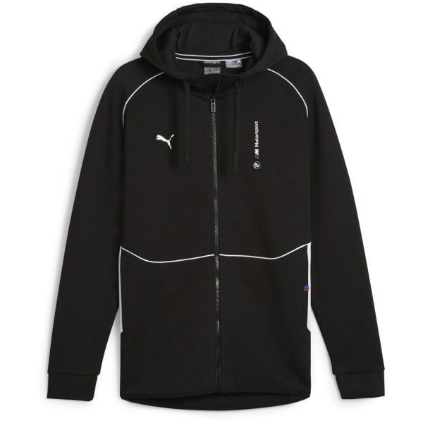 Puma Puma BMW M MOTORSPORT HOODED SWEAT Мъжки суитшърт, черно, размер