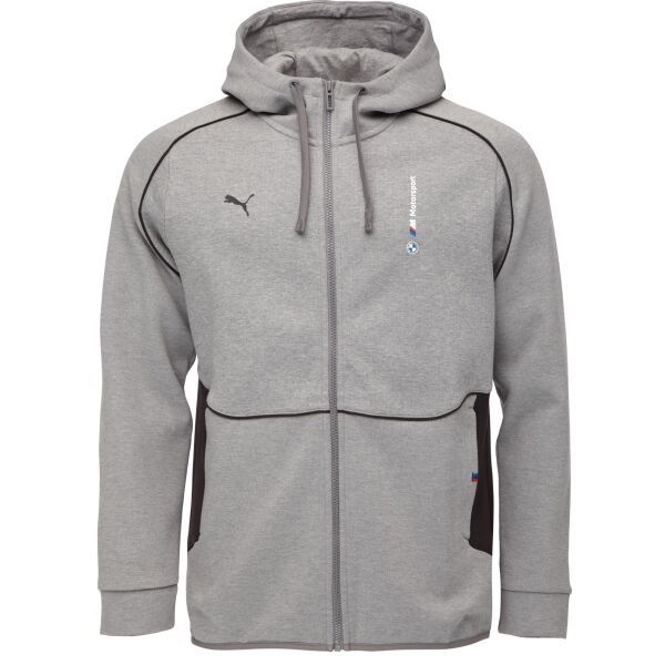 Puma Puma BMW M MOTORSPORT HOODED SWEAT Мъжки суитшърт, сиво, размер