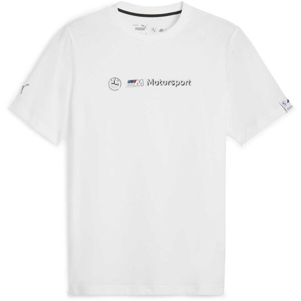 Puma Puma BMW M MOTORSPORT LOGO TEE+ Мъжка тениска, бяло, размер