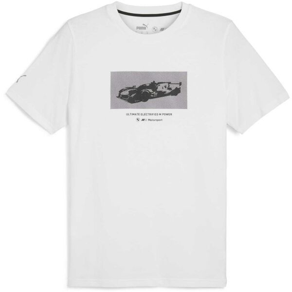 Puma Puma BMW M MOTORSPORT NEW ESSENTIALS CAR CRAPHIC TEE Мъжка тениска, бяло, размер