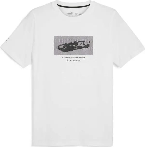 Puma Puma BMW M MOTORSPORT NEW ESSENTIALS CAR CRAPHIC TEE Мъжка тениска, бяло, размер