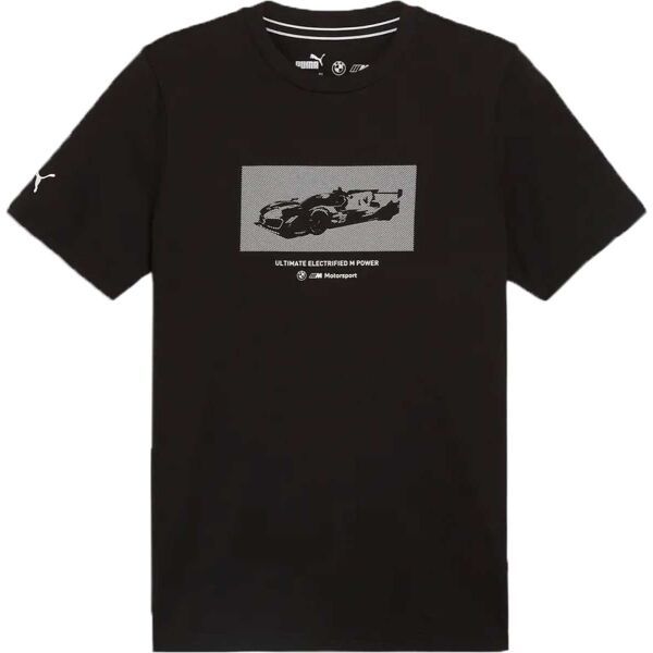 Puma Puma BMW M MOTORSPORT NEW ESSENTIALS CAR CRAPHIC TEE Мъжка тениска, черно, размер