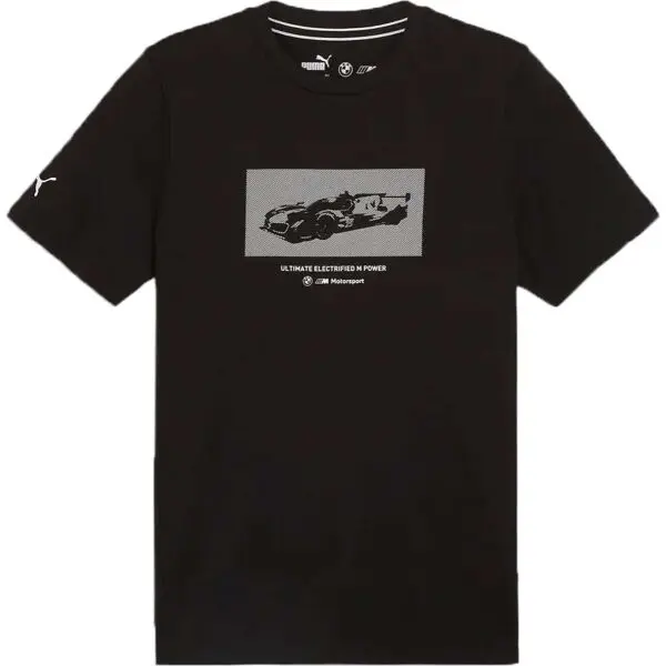 Puma Puma BMW M MOTORSPORT NEW ESSENTIALS CAR CRAPHIC TEE Мъжка тениска, черно, размер