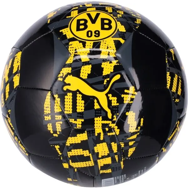 Puma Puma BORUSSIA DORTMUND PRENATCH BALL Футболна топка, черно, размер