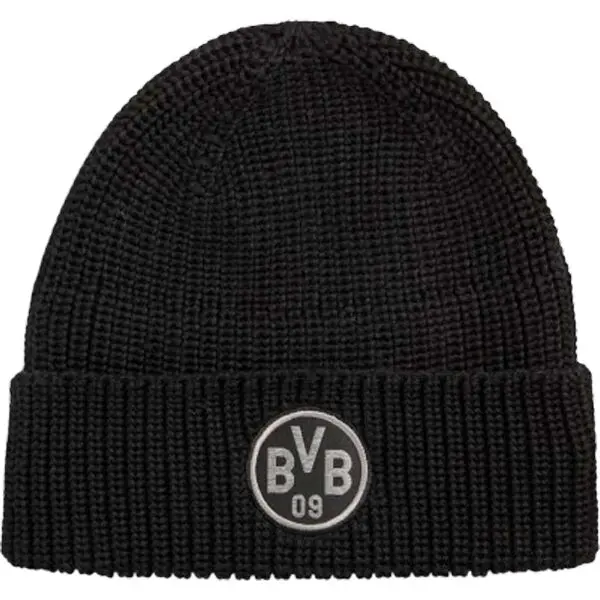 Puma Puma BORUSSIA DRTMUND ESSENTIALS BEANIE Зимна шапка, черно, размер