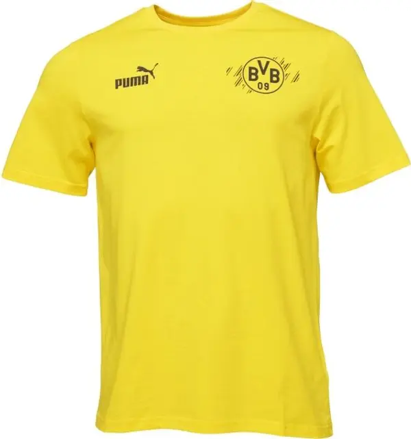 Puma Puma BORUSSIE DORTMUND FOTBAL CULTURE TEE Мъжка тениска, жълто, размер