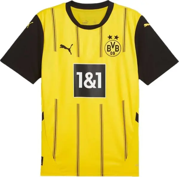 Puma Puma BVB HOME JERSEY REPLICA Футболна фланелка, жълто, размер