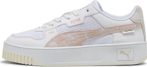 Puma Puma CARINA STREET LUX CRAFTED FLOWERS Дамски ежедневни обувки, бяло, размер 38