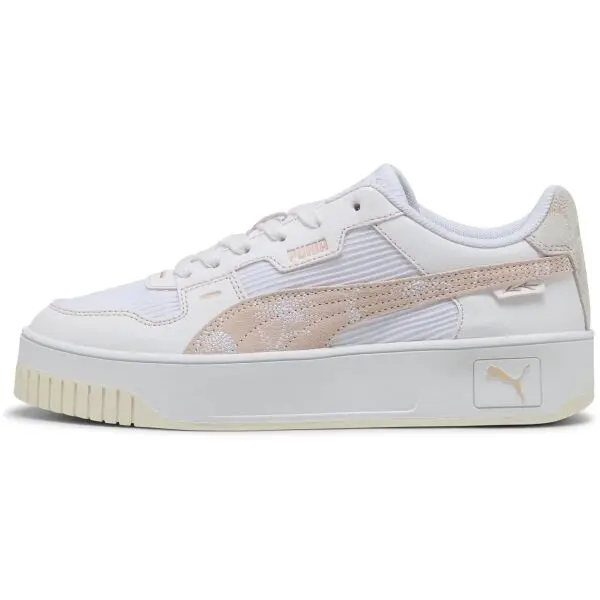 Puma Puma CARINA STREET LUX CRAFTED FLOWERS Дамски ежедневни обувки, бяло, размер 40.5