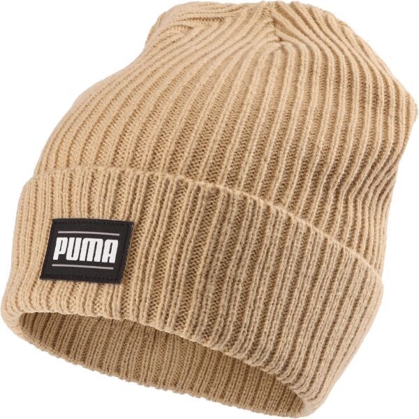 Puma Puma CLASSIC CUFF BEANIE Мъжка плетена шапка, бежово, размер