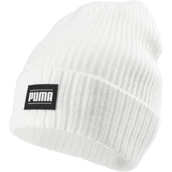 Puma Puma CLASSIC CUFF BEANIE Мъжка плетена шапка, бяло, размер