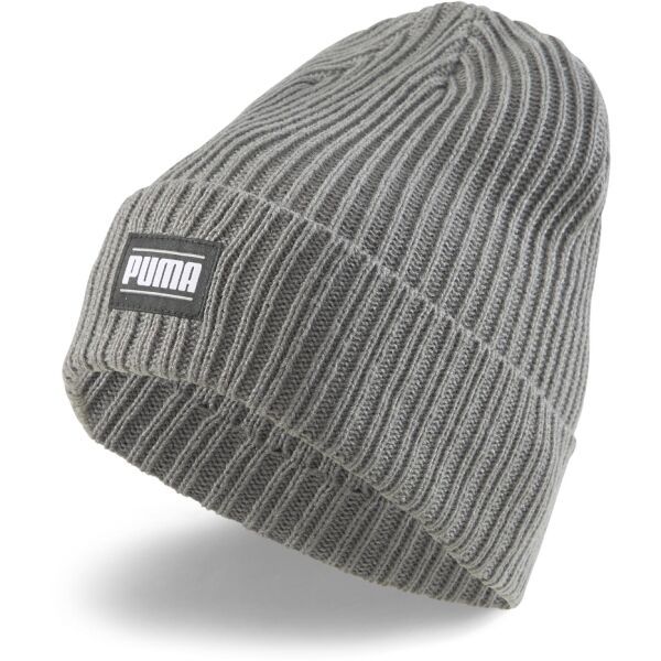 Puma Puma CLASSIC CUFF BEANIE Мъжка плетена шапка, сиво, размер