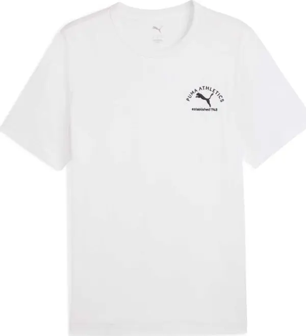 Puma Puma CLASSIC GRAPHIC TEE Мъжка тениска, бяло, размер