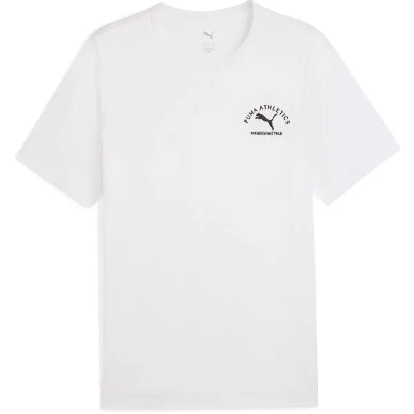 Puma Puma CLASSIC GRAPHIC TEE Мъжка тениска, бяло, размер