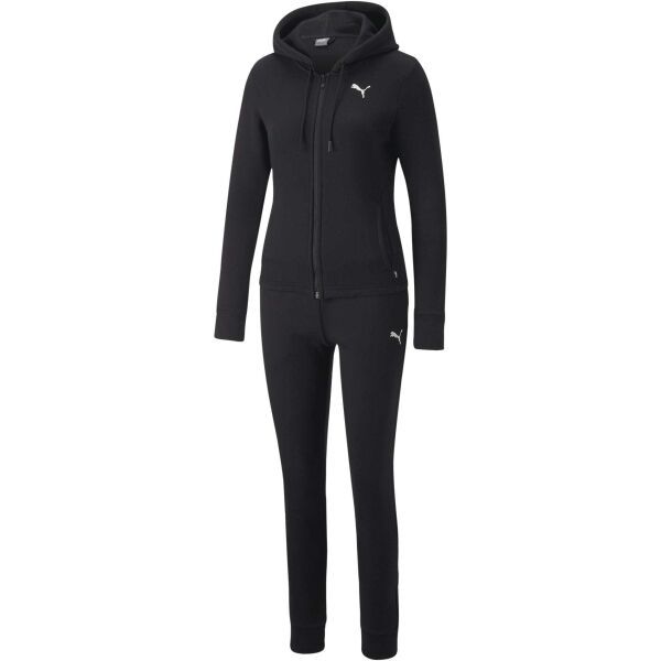 Puma Puma CLASSIC HOODED TRACKUSUIT FL Дамски спортен екип, черно, размер