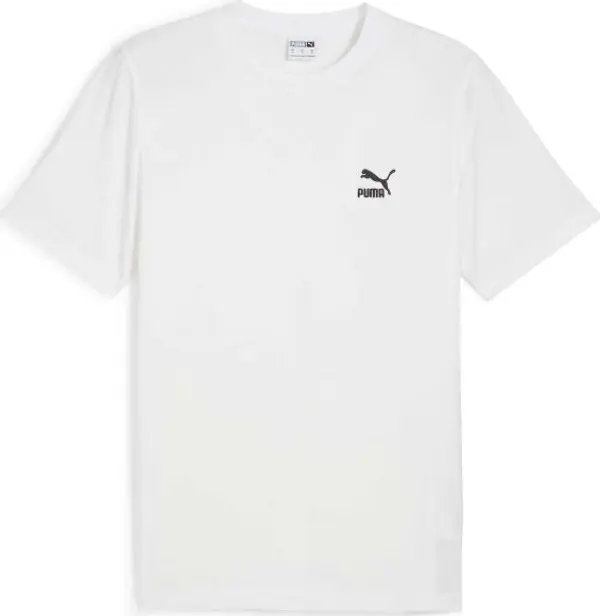 Puma Puma CLASSICS SMALL LOGO TEE Мъжка тениска, бяло, размер
