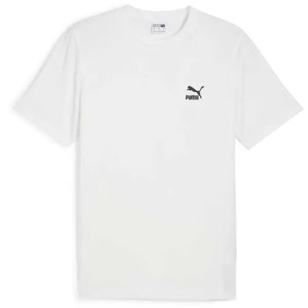 Puma Puma CLASSICS SMALL LOGO TEE Мъжка тениска, бяло, размер
