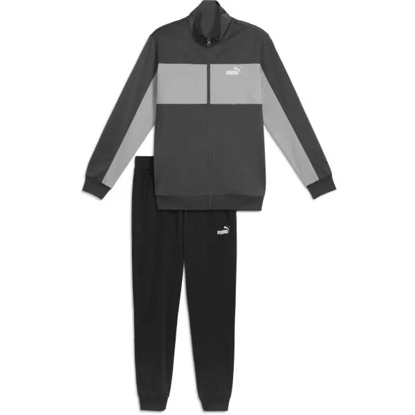 Puma Puma COLORBLOCK POLY SUIT CL B Спортен екип за момчета, черно, размер