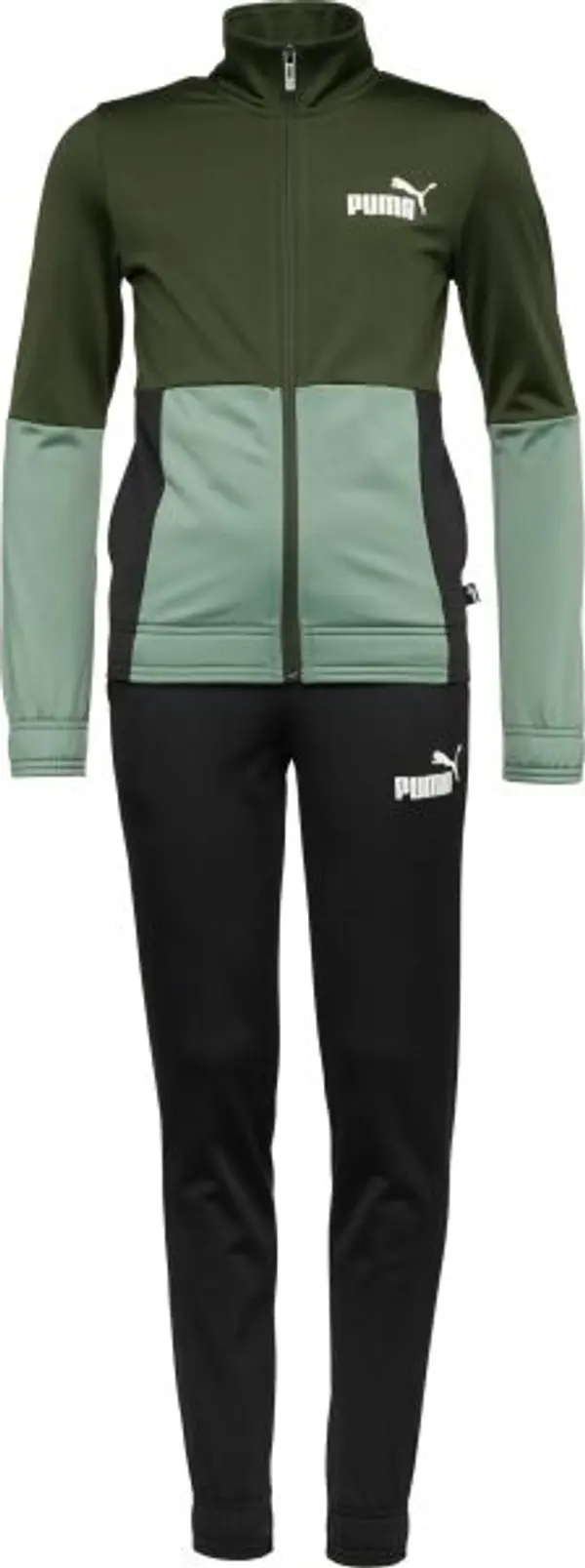 Puma Puma COLORBLOCK POLY SUIT CL B Спортен екип за момчета, тъмносиво, размер