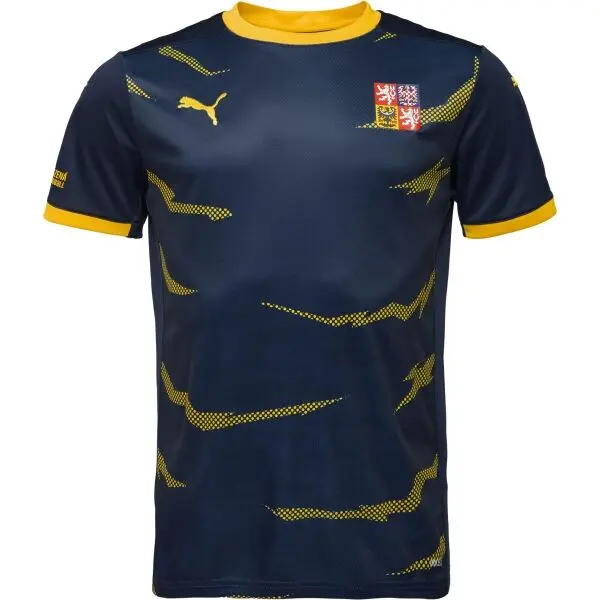 Puma Puma CZECH HANDBALL JERSEY M Мъжка фланелка за хандбал, тъмносин, размер