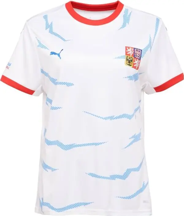 Puma Puma CZECH HANDBALL JERSEY W AWAY Дамска фланелка за хандбал, бяло, размер