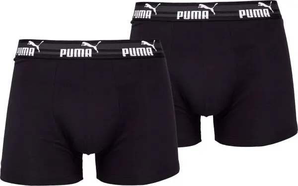 Puma Puma ELEMENTS MEN BOLD LOGO BOXERS 2P Мъжки боксерки, черно, размер