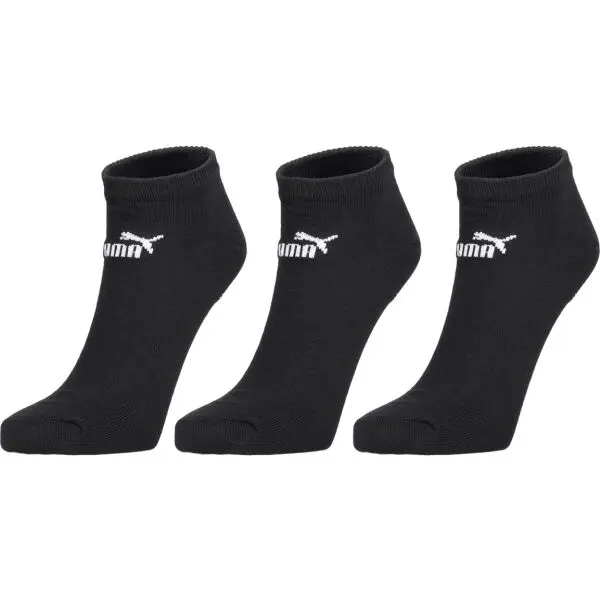 Puma Puma ELEMENTS UNISEX PLAIN SNEAKER 3P Универсални  чорапи, черно, размер 35-38
