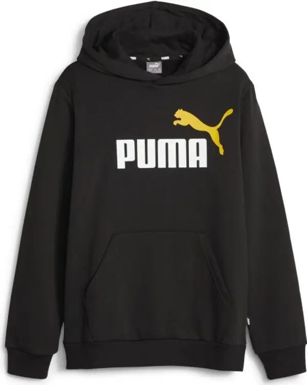Puma Puma ESS + 2 COL BIG LOGO HOODIE FL B Суитшърт за момчета, черно, размер