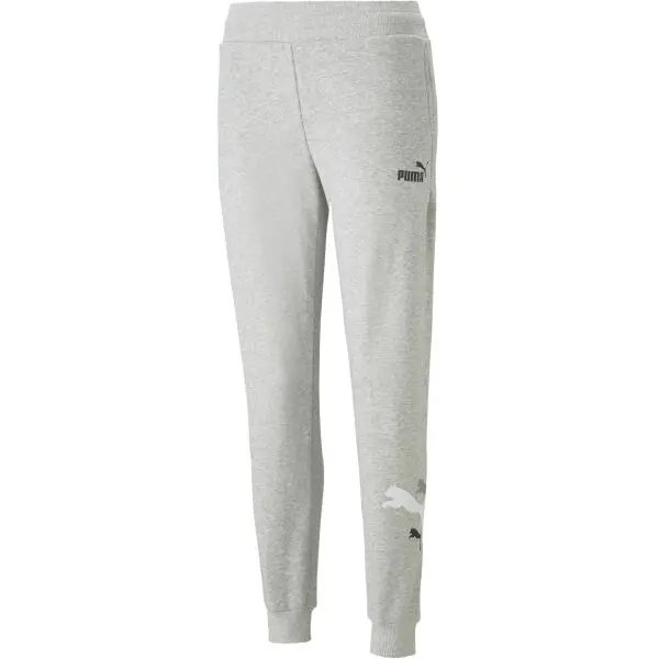 Puma Puma ESS + 2 COL LOGO PANTS FL B Дамско долнище, сиво, размер