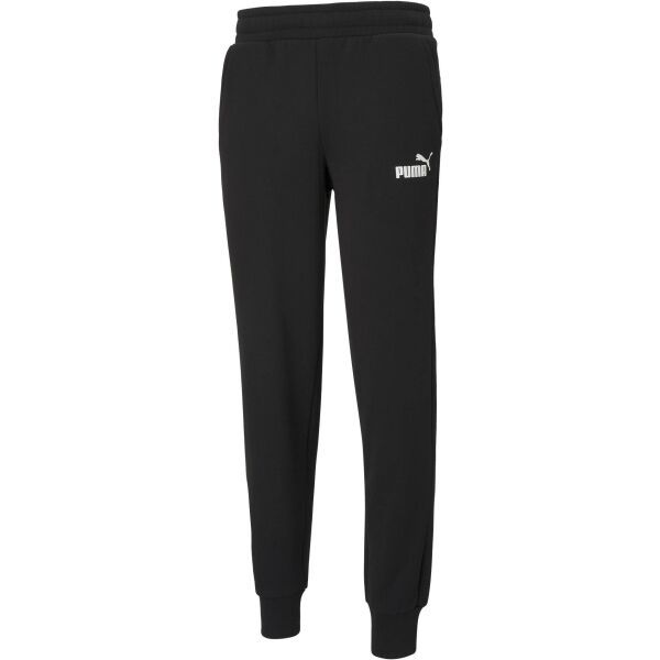 Puma Puma ESS + 2 COL LOGO PANTS FL B Долнище за момчета, черно, размер