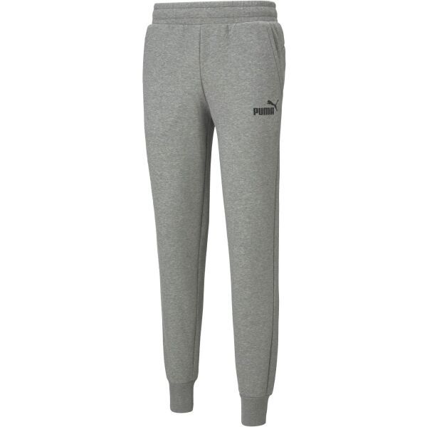 Puma Puma ESS + 2 COL LOGO PANTS FL B Долнище за момчета, сиво, размер