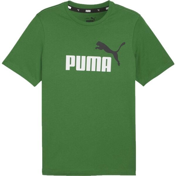 Puma Puma ESS + 2 COL LOGO TEE Мъжка тениска, зелено, размер