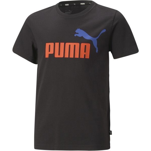 Puma Puma ESS + 2 COL LOGO TEE Тениска за момчета, черно, размер