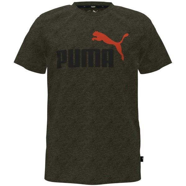 Puma Puma ESS + 2 COL LOGO TEE Тениска за момчета, khaki, размер