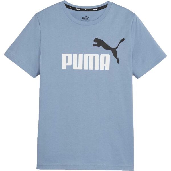 Puma Puma ESS + 2 COL LOGO TEE Тениска за момчета, светлосиньо, размер