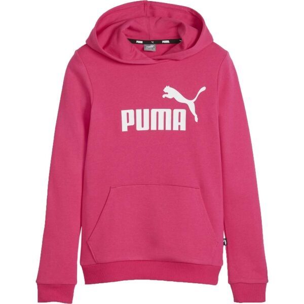 Puma Puma ESS LOGO HOODIE FL G Суитшърт за момичета, розово, размер