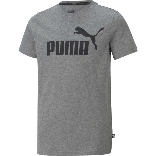 Puma Puma ESS LOGO TEE B Тениска за момчета, сиво, размер