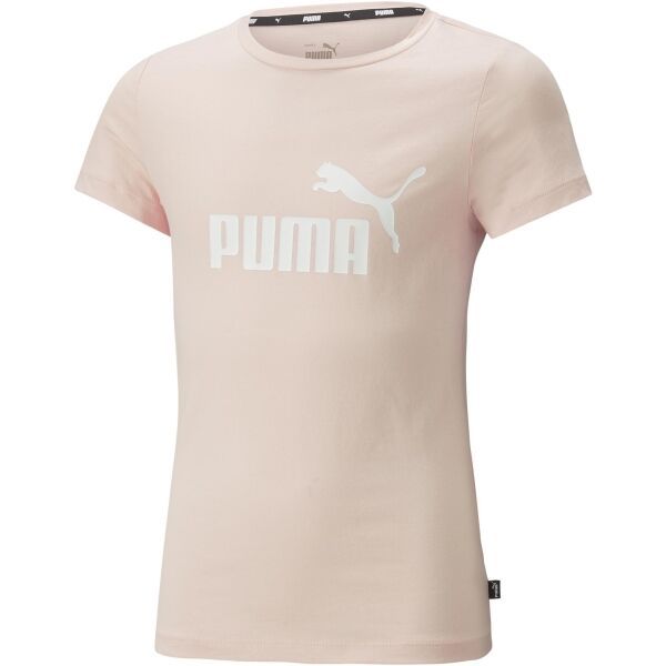 Puma Puma ESS LOGO TEE G Тениска за момичета, розово, размер