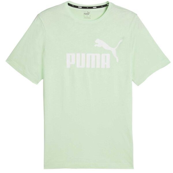 Puma Puma ESS LOGO TEE Мъжка тениска, светло-зелено, размер