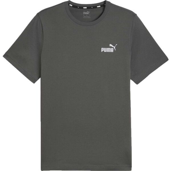 Puma Puma ESS SMALL LOGO TEE Мъжка тениска, тъмносиво, размер