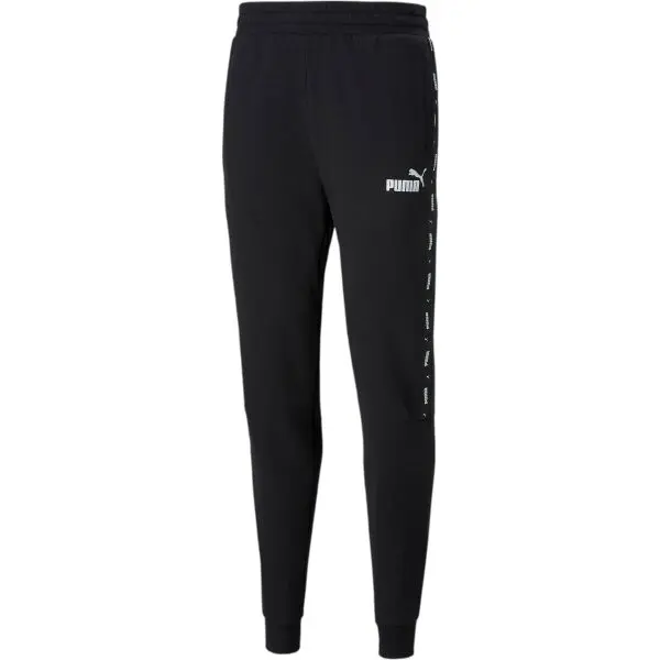 Puma Puma ESS+ TAPE SWEAT PANTS TR CL Мъжко долнище, черно, размер XXL