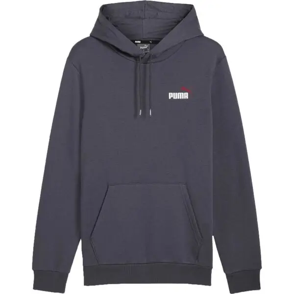 Puma Puma ESS+2 COL SMALL LOGO HOODIE FL Мъжки суитшърт, тъмносиво, размер