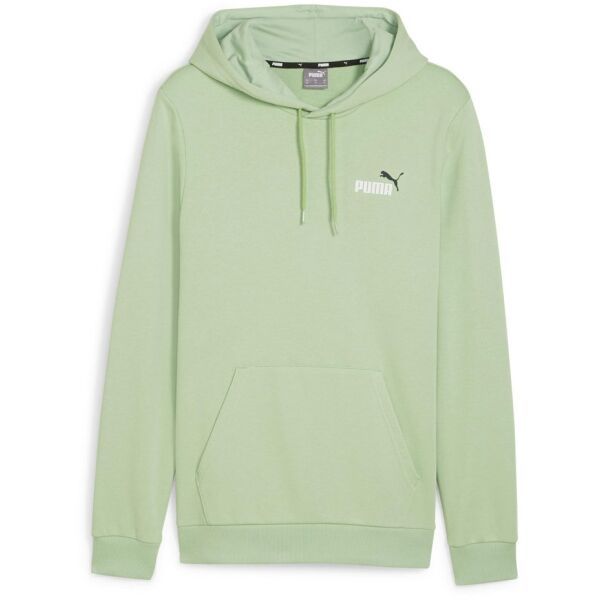 Puma Puma ESSENTIALS + 2 COL SMALL LOGO HOODIE Мъжки суитшърт, светло-зелено, размер