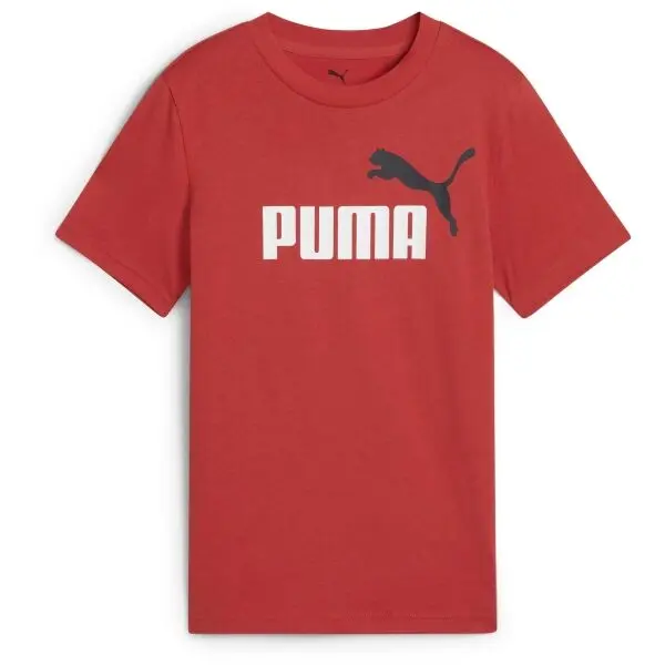 Puma Puma ESSENTIALS 2 COLOR N0.1 LOGO TEE B Тениска за момчета, червено, размер