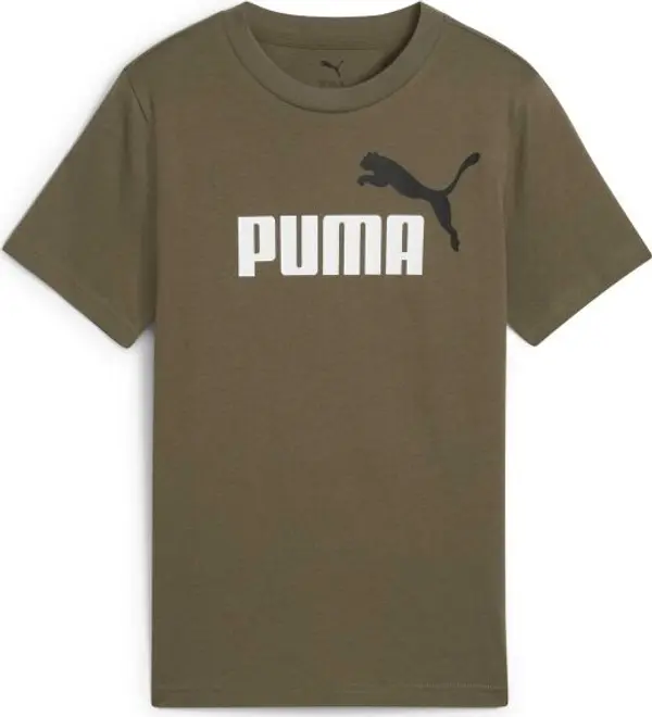 Puma Puma ESSENTIALS 2 COLOR N0.1 LOGO TEE B Тениска за момчета, khaki, размер