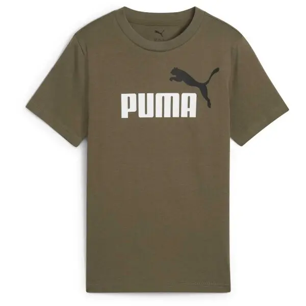 Puma Puma ESSENTIALS 2 COLOR N0.1 LOGO TEE B Тениска за момчета, khaki, размер