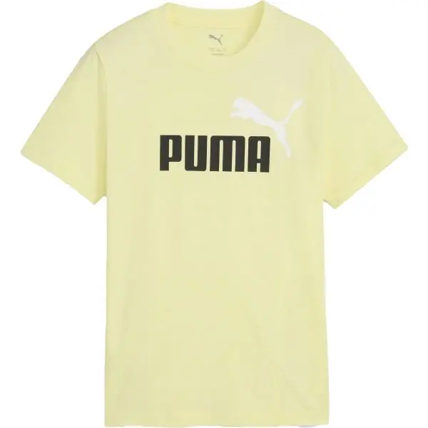 Puma Puma ESSENTIALS 2 COLOR N0.1 LOGO TEE B Тениска за момчета, светло-зелено, размер