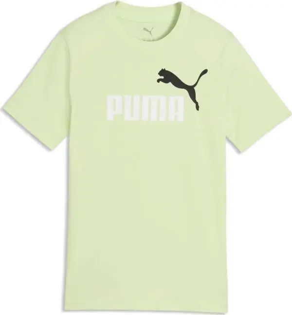 Puma Puma ESSENTIALS 2 COLOR N0.1 LOGO TEE B Тениска за момчета, светло-зелено, размер