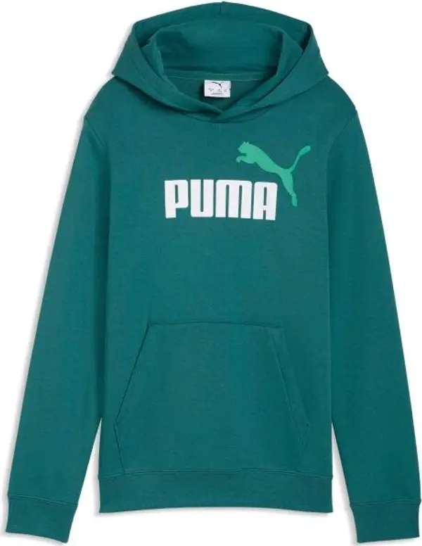Puma Puma ESSENTIALS 2 COLOR NO 1 LOGO HOODIE TR B Детски суитшърт, зелено, размер